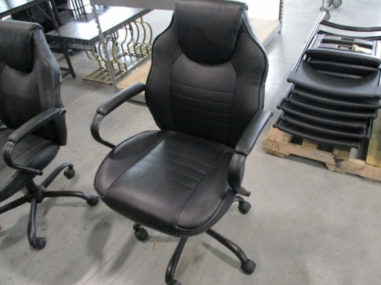 2 - Leather Desk Chairs