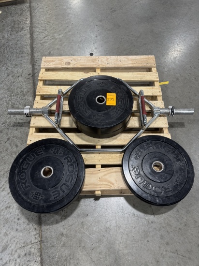 Rogue Plate Weights and 2 Trap Bar