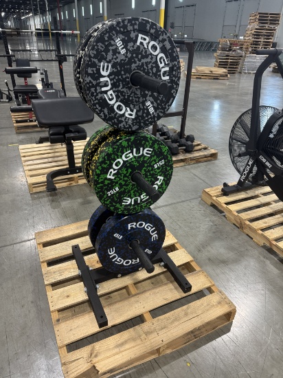 Rogue Vertical Plate Tree with Rogue Plate Weights