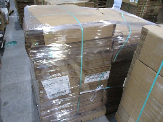 A Pallet Of Cardboard - 13 1/2 X 11 7/8 X 6 3/8