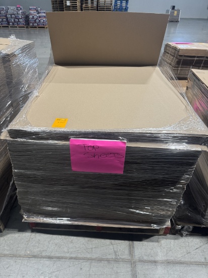 Corrugated Pallet Top Sheet 48x40, A Pallet Of Approximately 300 sheet