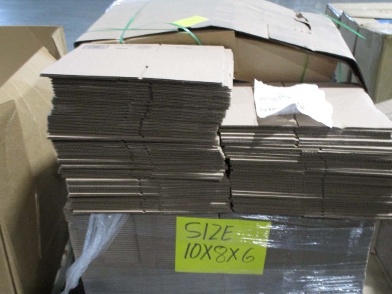 Approximately 300 Cardboard Boxes 10 X 8 X 6