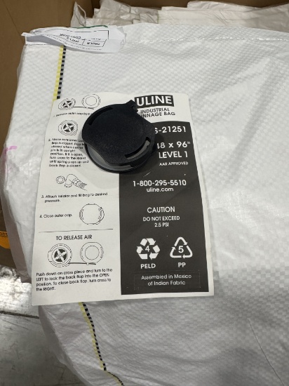 A Lot Of Approximately 50 ULINE Industrial Dunnage Bags 48" x 96"
