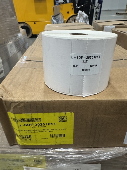 A Pallet Of 30 Cases Of 3" x 2" DT Paper Label (Freezer-Grade)