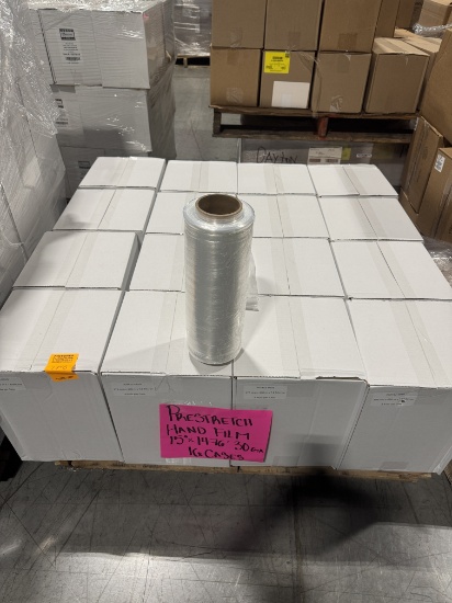 Prestretch Hand Film 14" X 1476 30 GA, A Pallet of 16 Cases