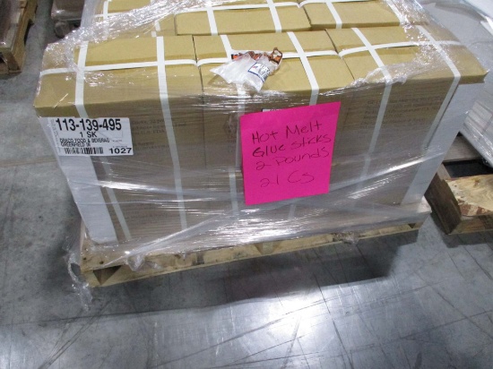 21 Cases Of Hot Melt Glue Sticks