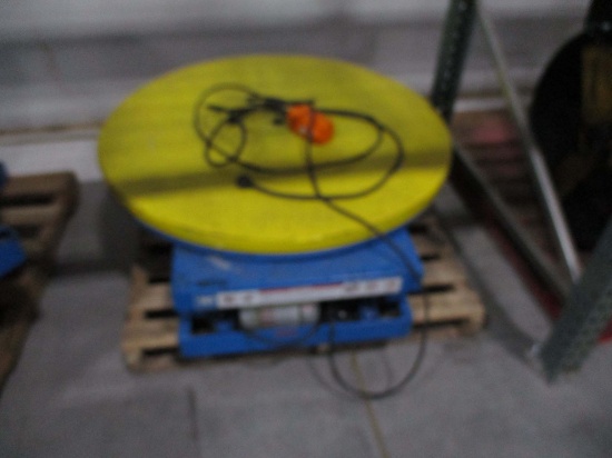 3000lb Portable Hydraulic Scissor Lift Table W/ Turntable