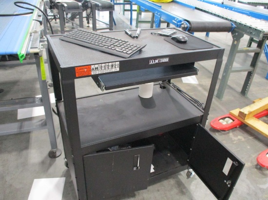 Rolling Warehouse Computer Desk