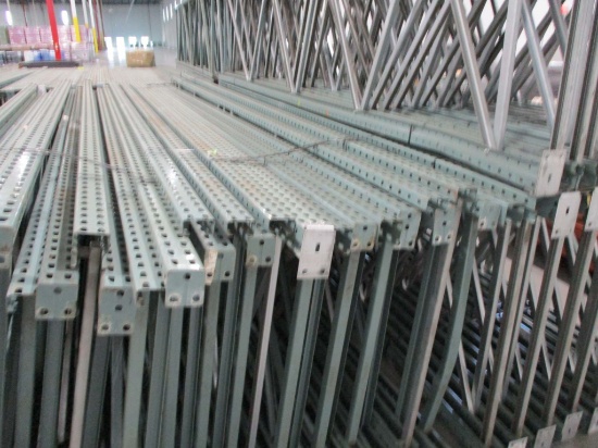 A Lot Of 15 - 16ft Pallet Racking Uprights