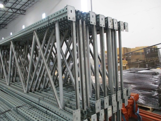 A Lot Of 15 - 16ft Pallet Racking Uprights