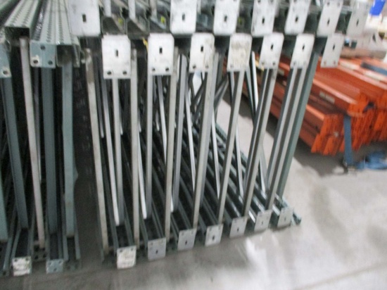 A Lot Of 15 - 16ft Pallet Racking Uprights
