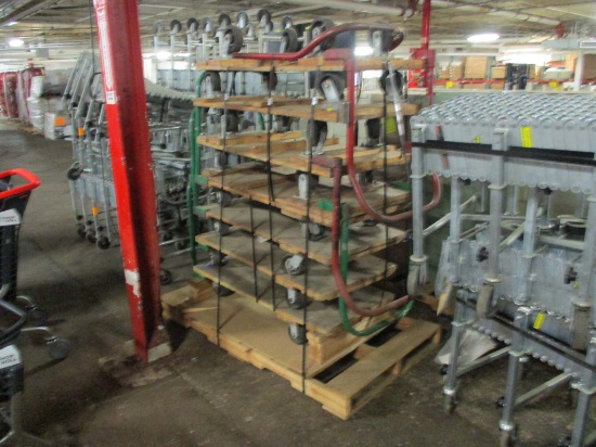 A Pallet Of 8 - 4ft Push Carts.