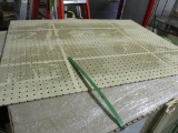 A Crate Of Peg Board