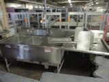 8ft - 3 Sink Wash Rack