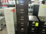 A 4 Drawer File Cabinet - Black