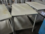 4ft Poly Topped Work Table