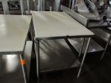 4ft Poly Topped Work Table