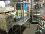 A Lot Of 2 - Stainless Steel Work Tables