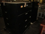 4 Drawer Latter File Cabinet - Black
