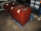 A Wooden - Lateral File Cabinet