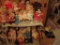 Drop leaf table and dolls