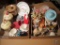 Figurines, small tea cups, snoopy coin bank, Minneapolis, MN advertising plate