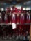 Ruby red glassware and stemware