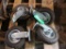 (4) 2.50-4 pneumatic caster wheels