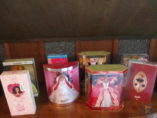 (8) Special Edition and Collector Series Barbie dolls