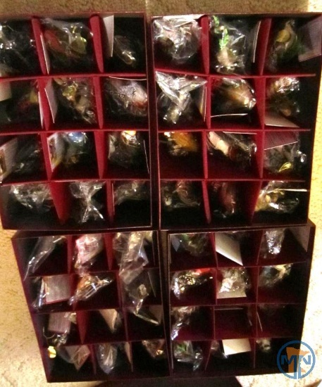 Danbury Mint songbird Christmas ornaments