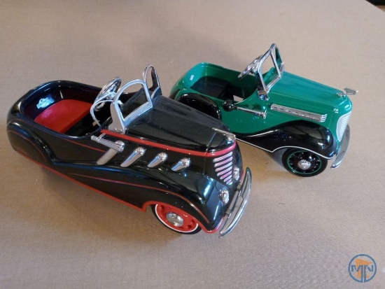 (2) Hallmark Kiddie Car Classics model pedal cars: