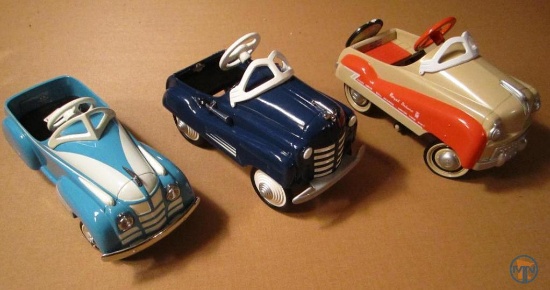 (3) Hallmark Kiddie Car Classics model pedal cars
