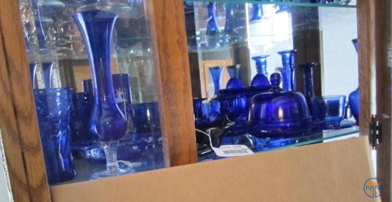 Cobalt blue glassware: