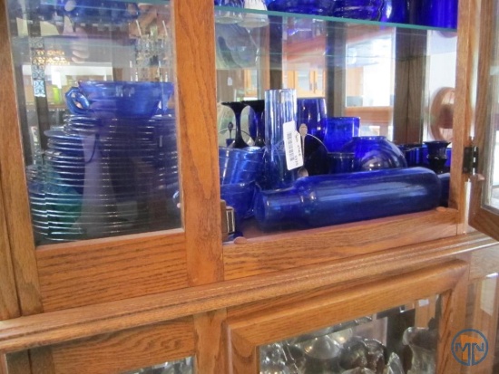 Cobalt blue glassware: