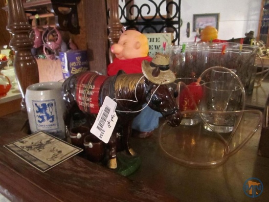 "The Old Mare Ain't What She Used To Be" shot glasses