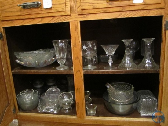 Clear glassware: