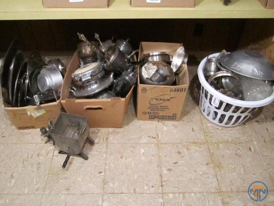 Metal serving items