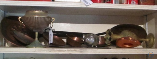Brass and copper items