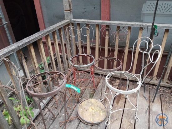 Wire patio furniture