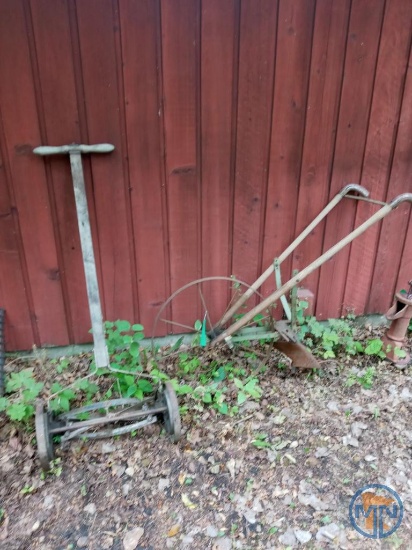 Walk-behind cultivator and reel mower