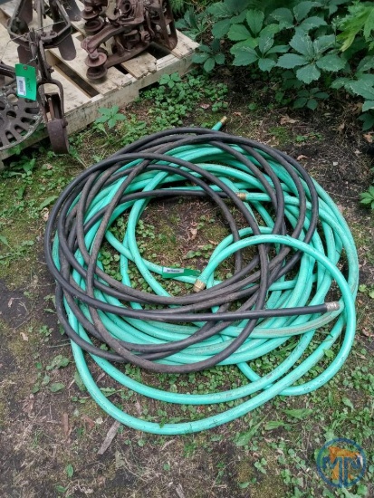 Garden hose, one end is damaged