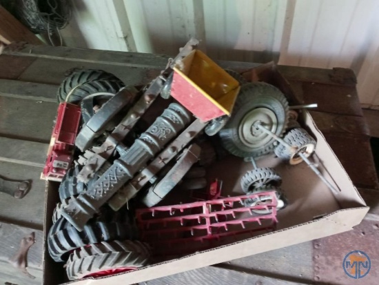 Toy tractor and truck wheels