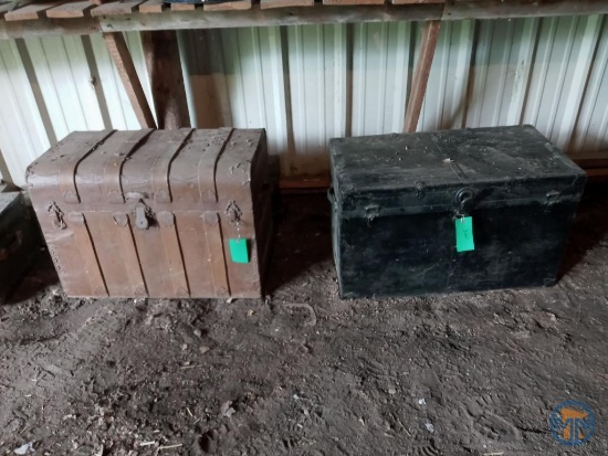 (2) Steamer trunks