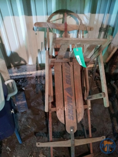 (2) Metal runner sleds