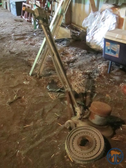 Hild floor machine scrubber