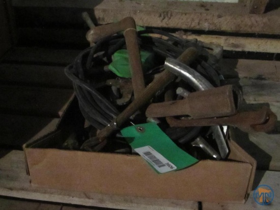 Locking pliers, extension cord, pruners, old wrenches