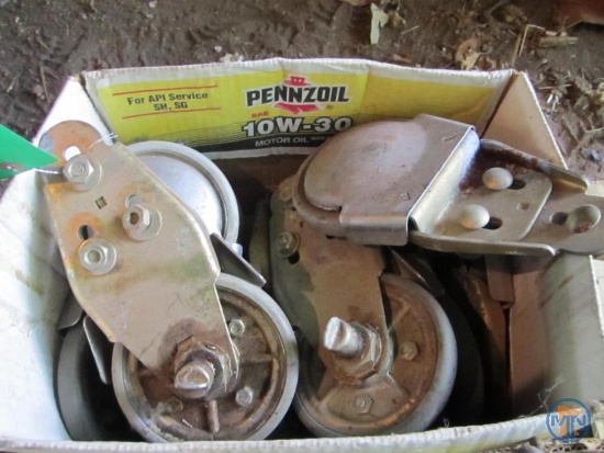 Side mount cart wheels