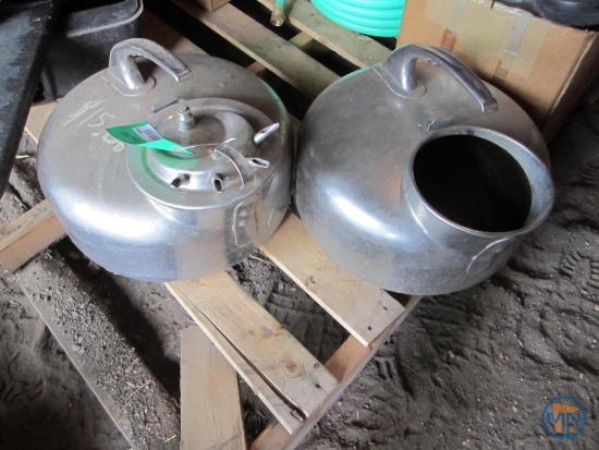 (2) Surge Milker canisters and milking components