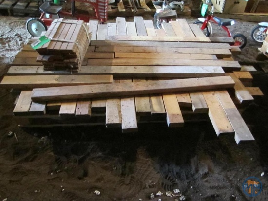 Asst. 2x4 boards and 17"l tongue and groove wainscotting