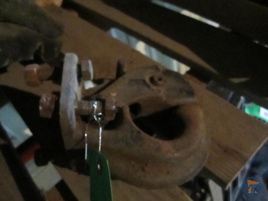 Pintle hitch bolt-on receiver